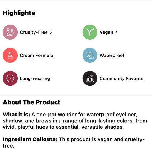 🌻2/$20 KVD Roxy Purple - bright grape
Super Pomade Eyeliner Shadow
Brow New - Picture 5 of 9